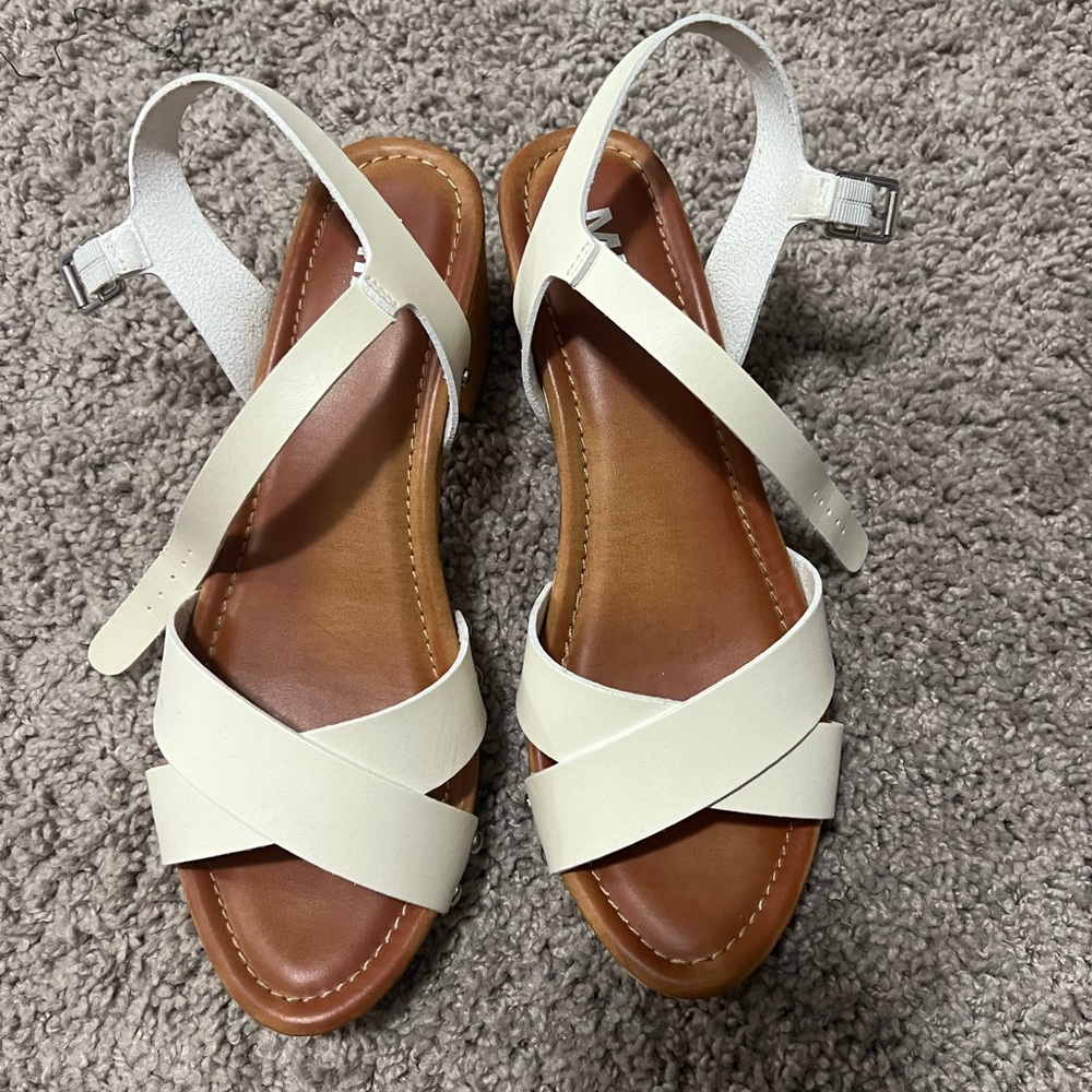 MIA white heels